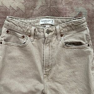 Abercrombie & Fitch Light Tan Denim